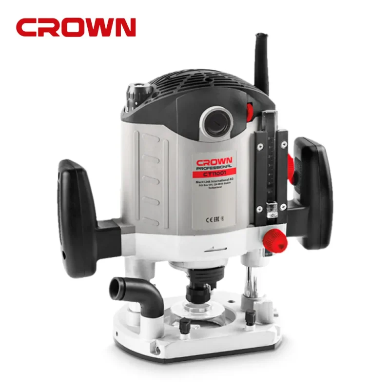 1 2 12mm 2100w plunge router crown ct11001