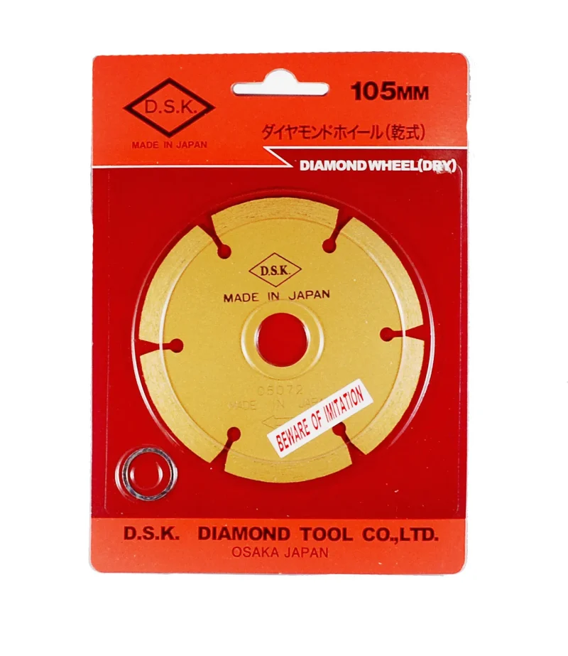 105mm diamond cutting wheel dsk japan dry use