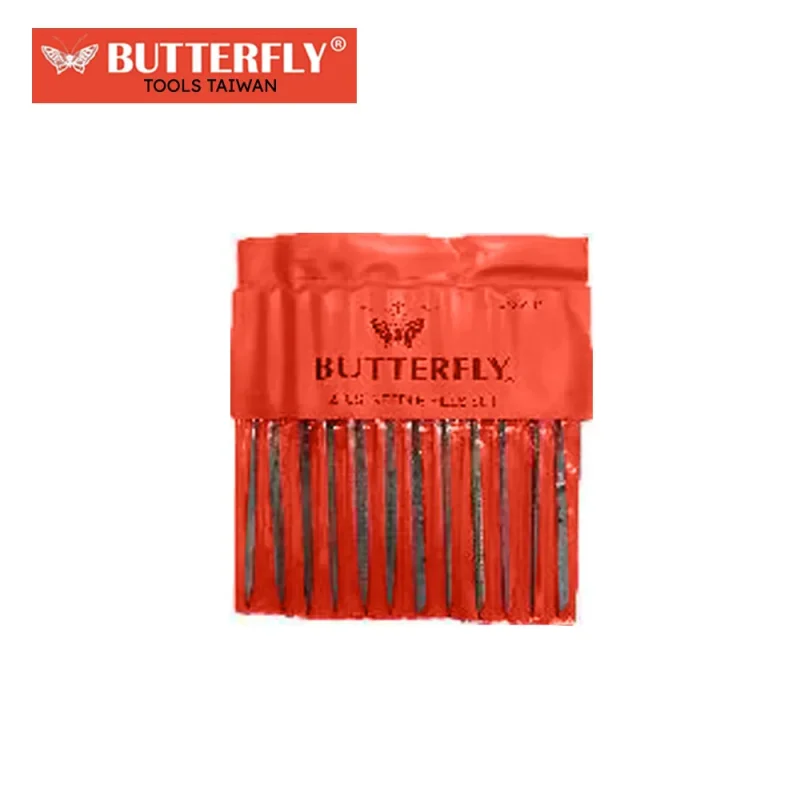 12 piece taiwanese butterfly needle file set 1210