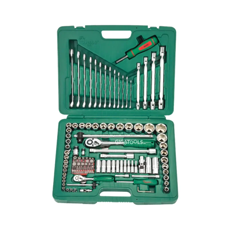 124pc industrial tool kit set hans tools tk 124