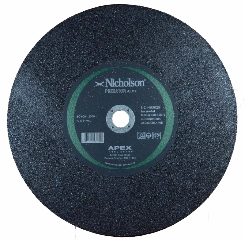 14 metal cutting disc by nicholson precision steel cutter