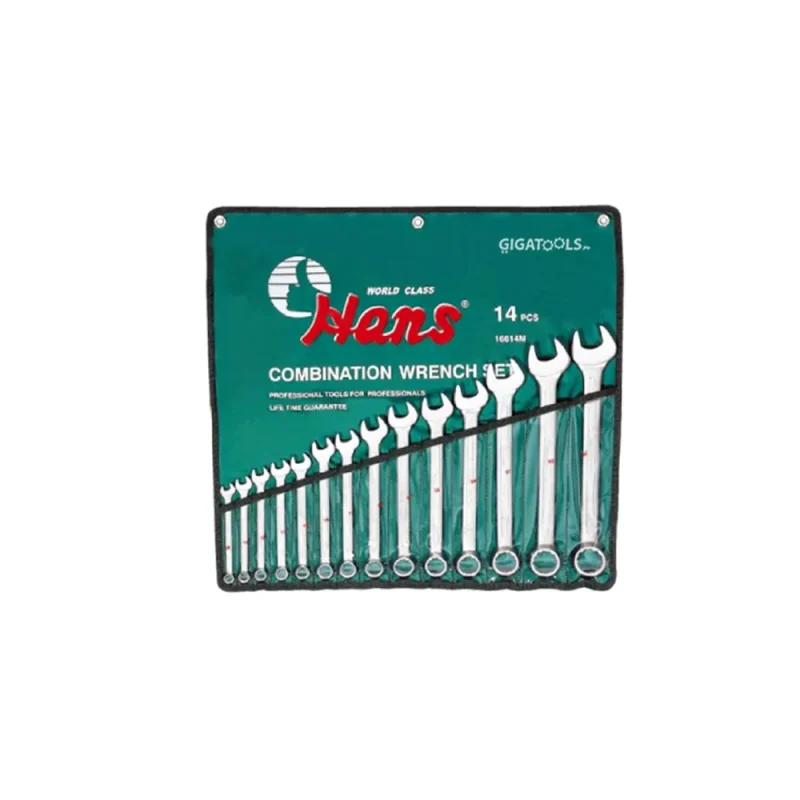 14pcs hans tools combination wrench set 16614m