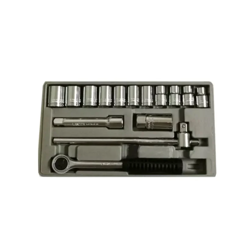 15 piece socket wrench set lanzer tool kit