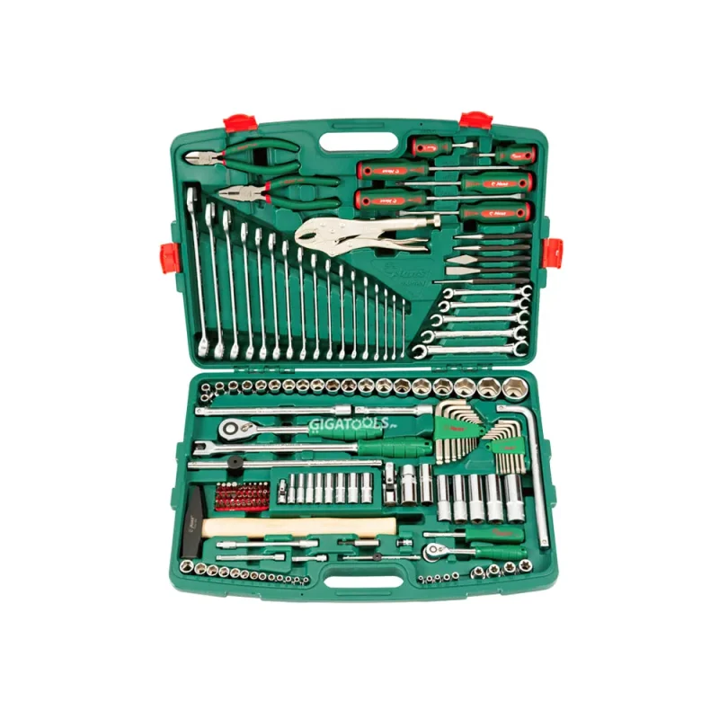 158 piece socket wrench set with accessories