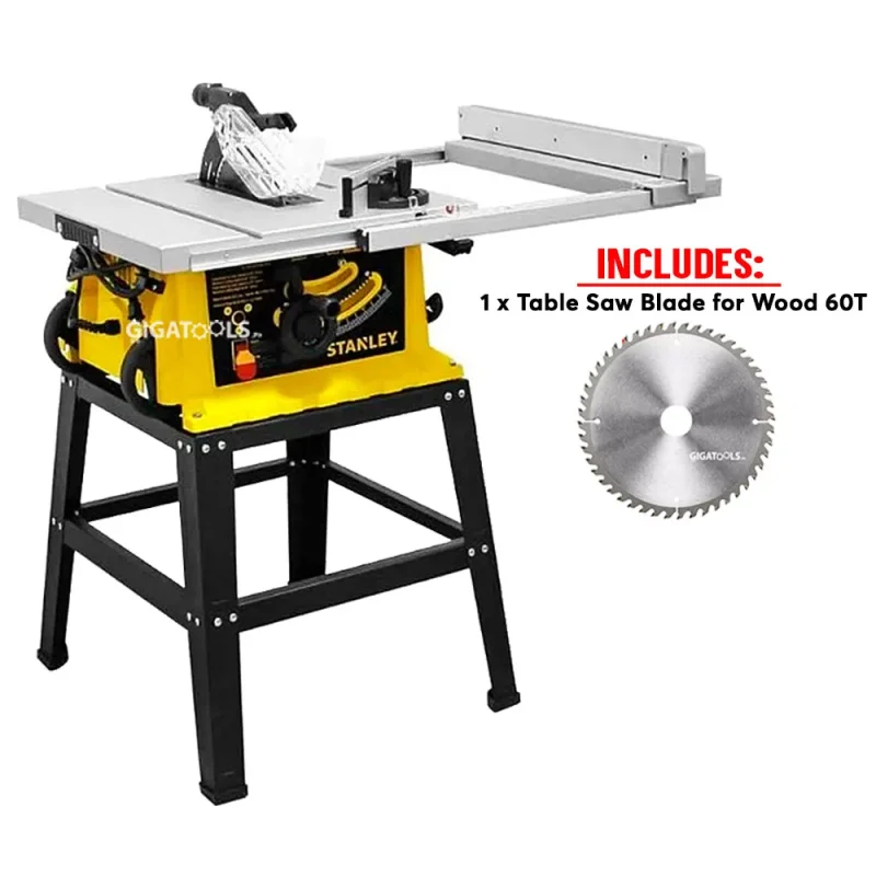 1800w 10 inch table saw with stand