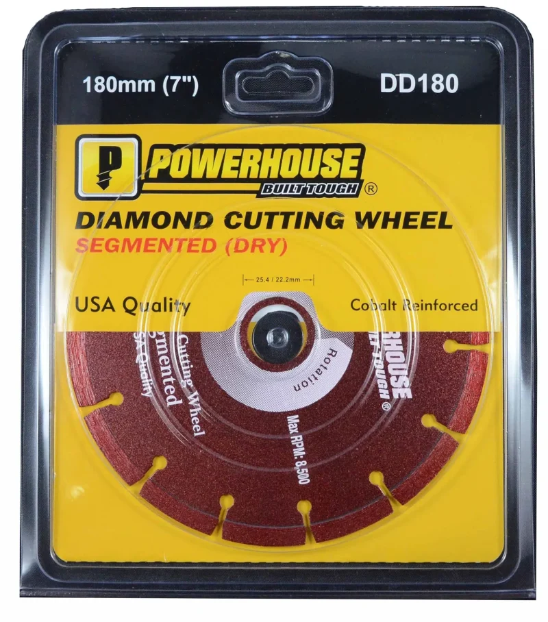 180mm diamond cutting wheel dry type