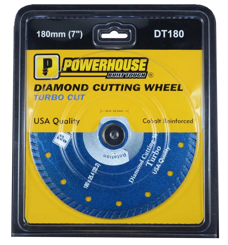 180mm turbo diamond cutting wheel powerhouse 7