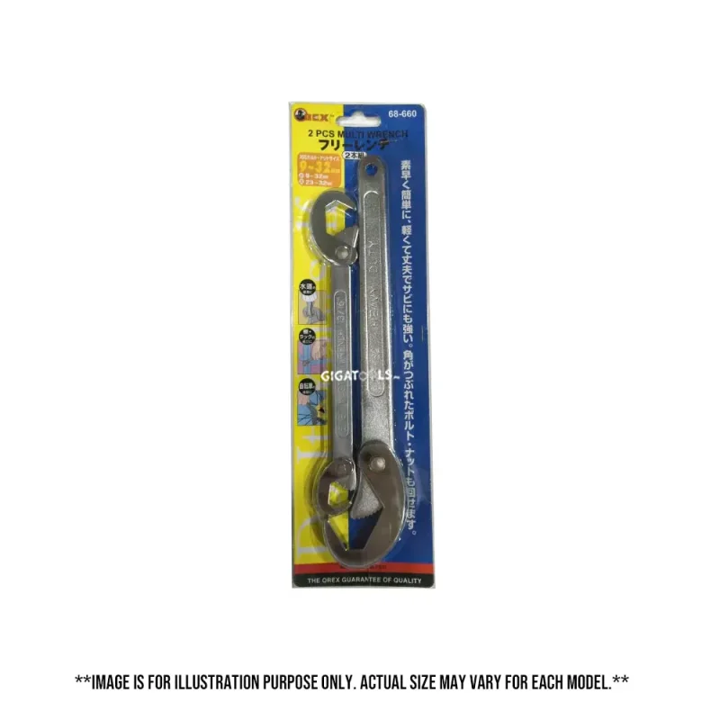 2 pack orex multi wrench set 68 660 tool essentials for pros