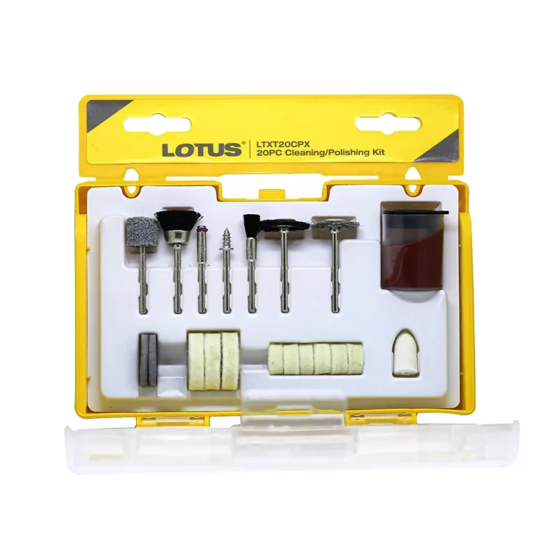 20 piece lotus ltxt20cpx cleaning polishing kit