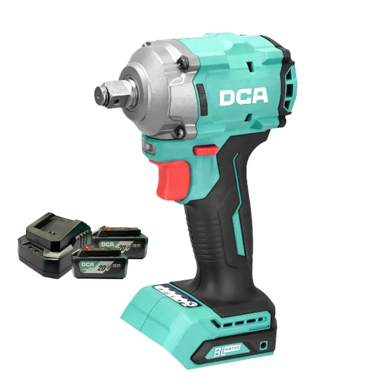 20v cordless brushless impact wrench kit dca adpb358 em