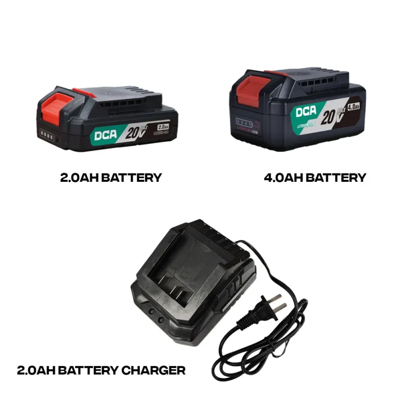 20v cordless tool battery charger set