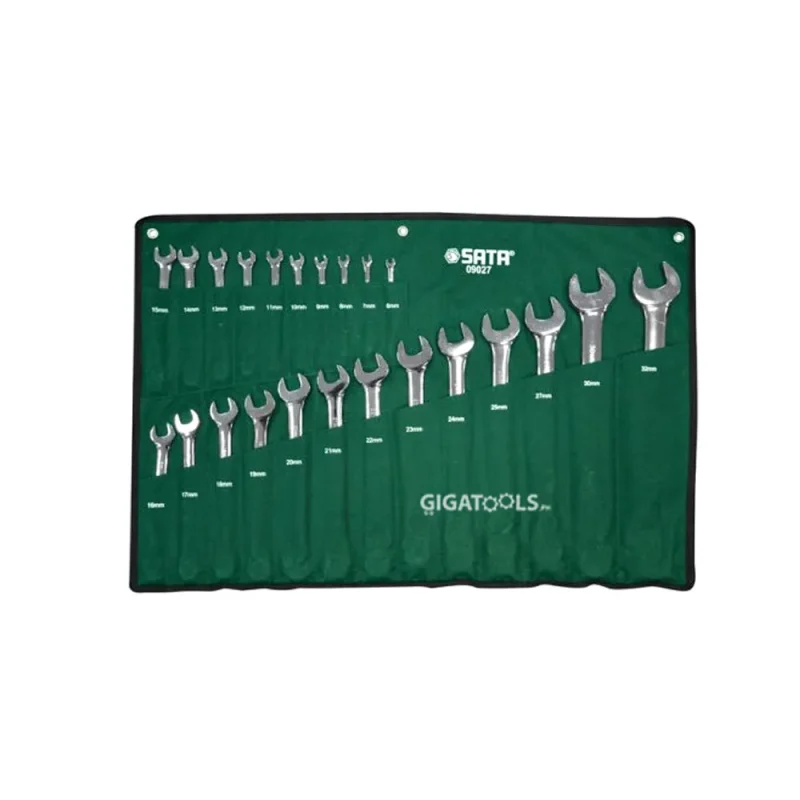 23pc full polish sata combination wrench set 09027