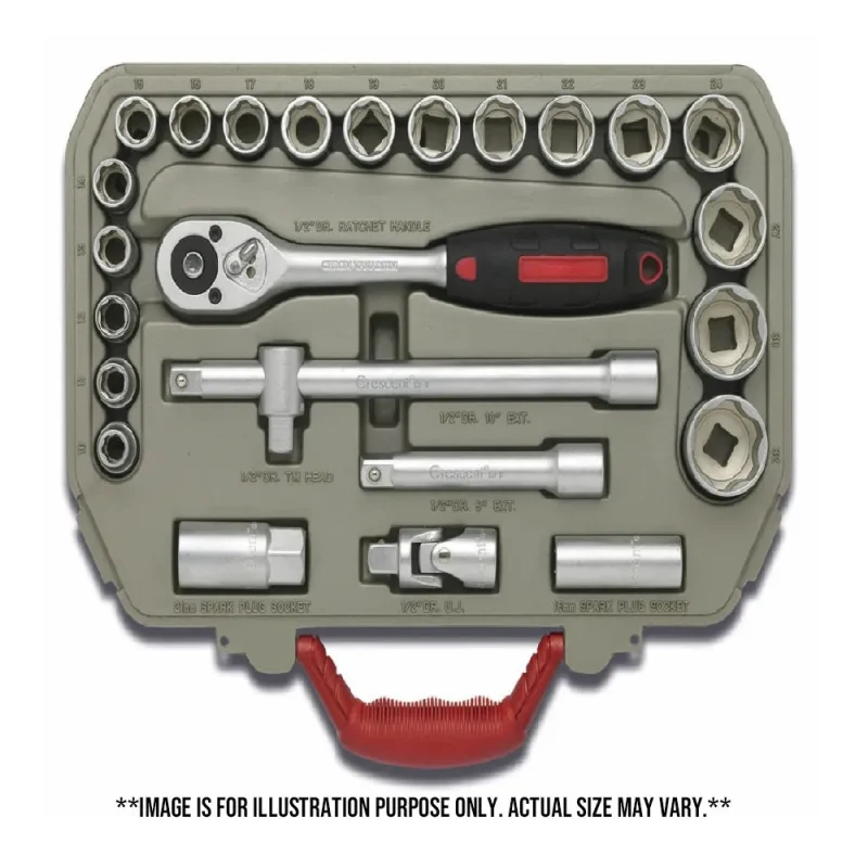 25 piece crescent socket set 10 32mm ctk25eu