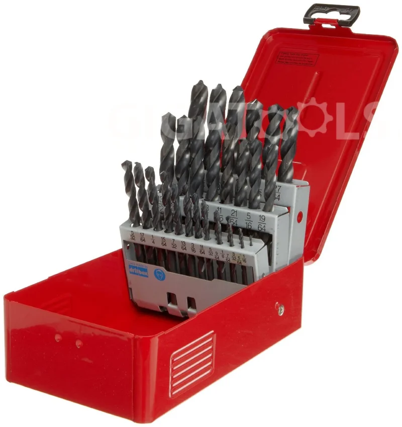 29pc hss drill set 1 16 to 1 2 dormer a 190 metal case