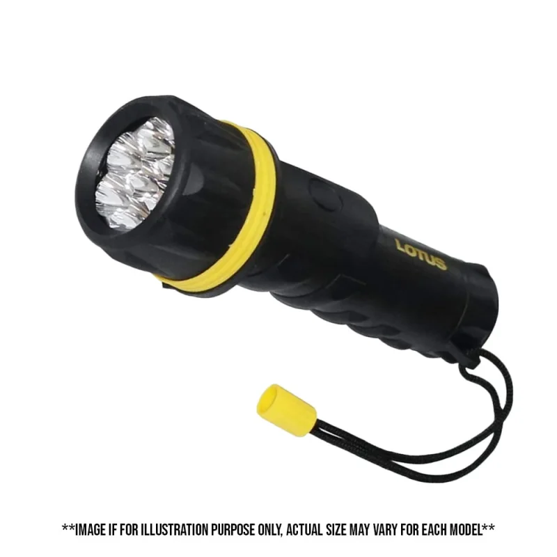 3led 7led lotus flashlight 12lm 28lm brightness