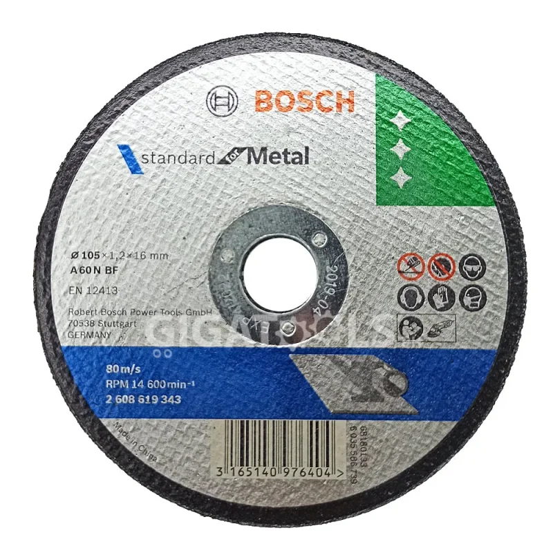 4 bosch metal cutting disc 1 2mm 2608619343