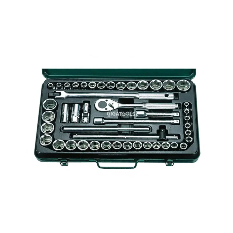 46pc 1 2 socket wrench set metric sae hans tools 4646 2ma