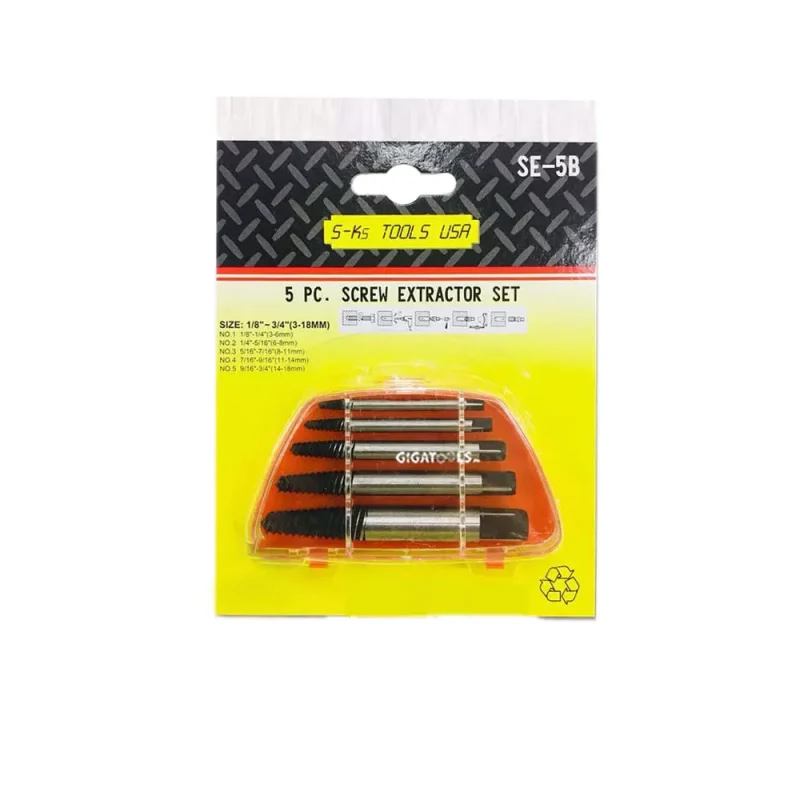 5 piece screw extractor set s ks tools usa se 5b