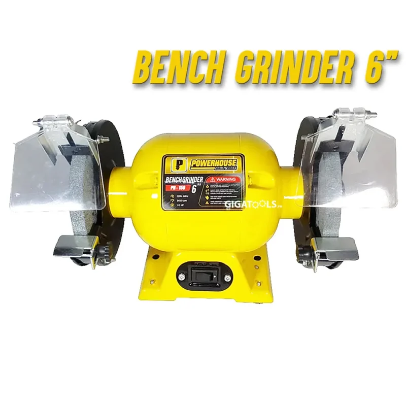 6 inch bench grinder 1 3hp copper wire 250w powerhouse ph 150