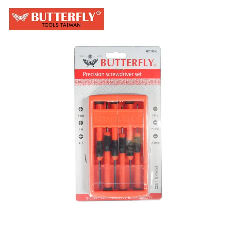 6 piece precision screwdriver set 210 taiwan made