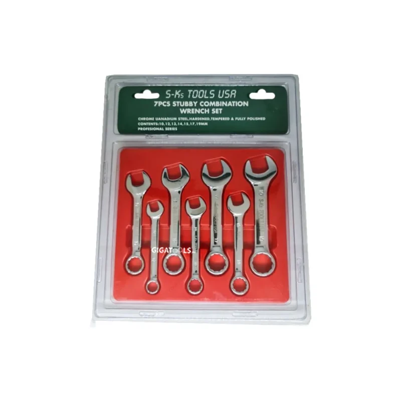 7 piece stubby wrench set s ks tools usa