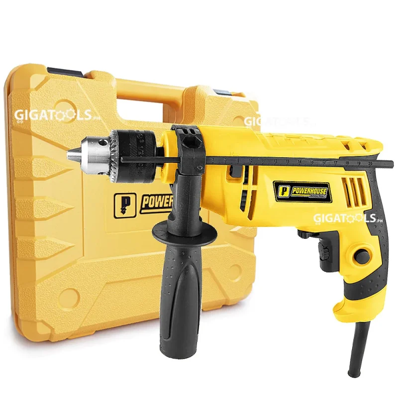 800w 13mm impact drill professional powerhouse phb impact13revcase