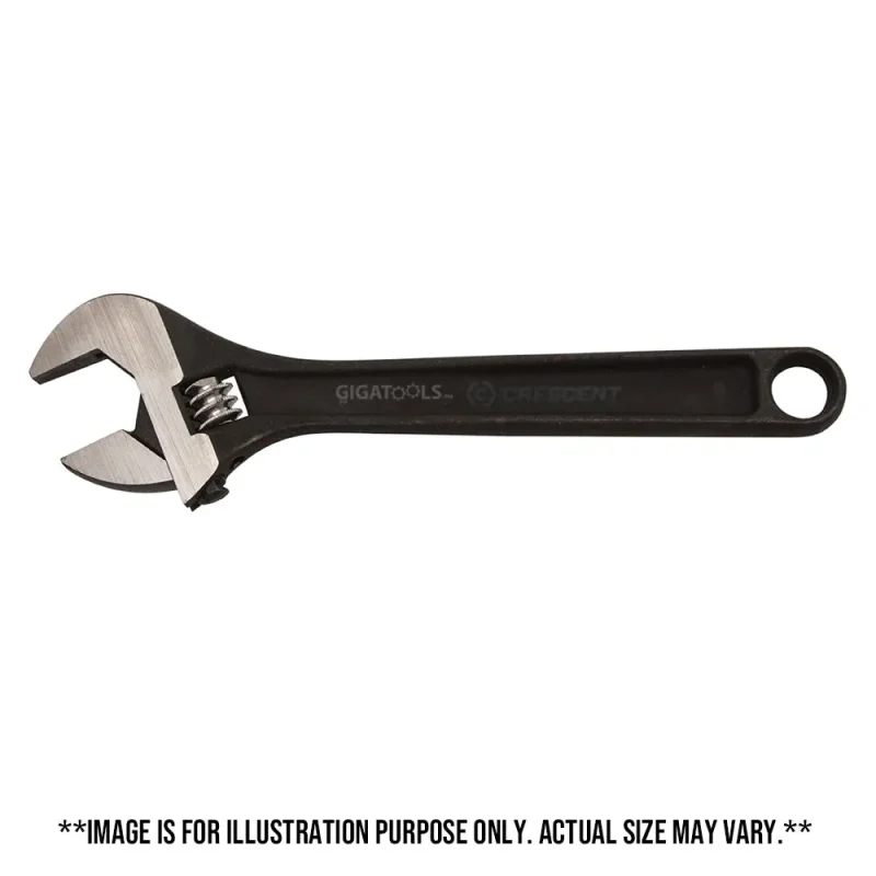 adjustable crescent wrench precision crafted easy grip