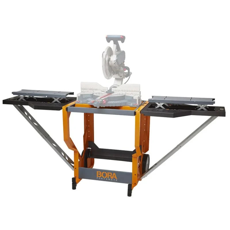 bora pm 8000 miter saw stand space saving workstation