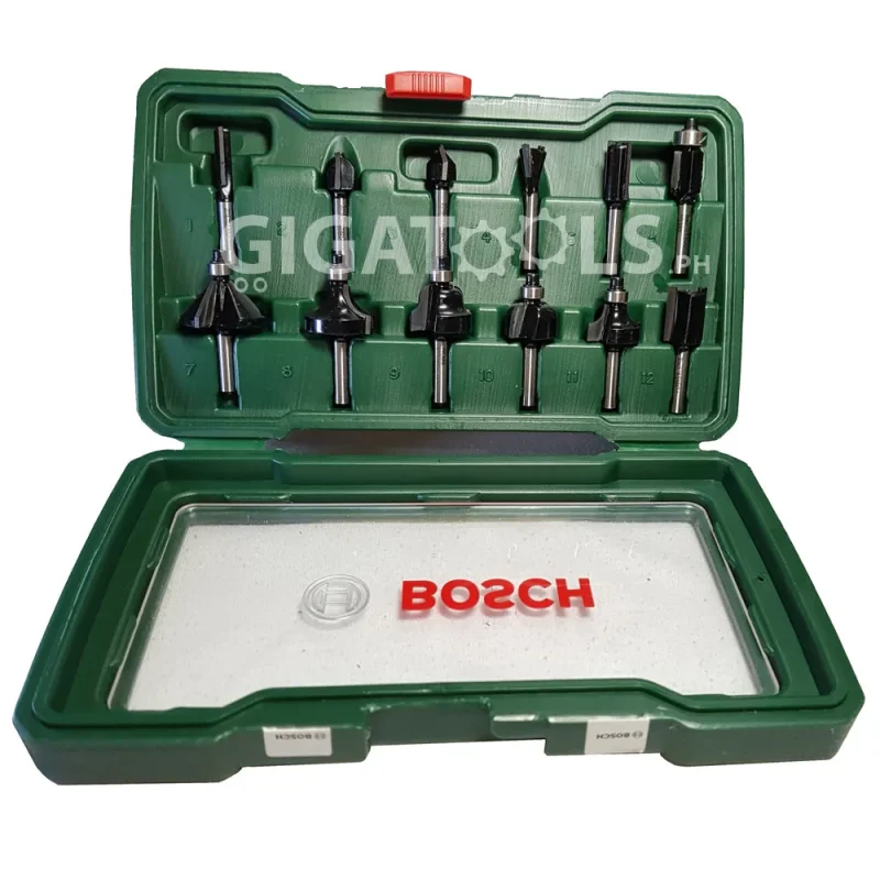 bosch 12 piece router bit set 1 4 shank 2607019465