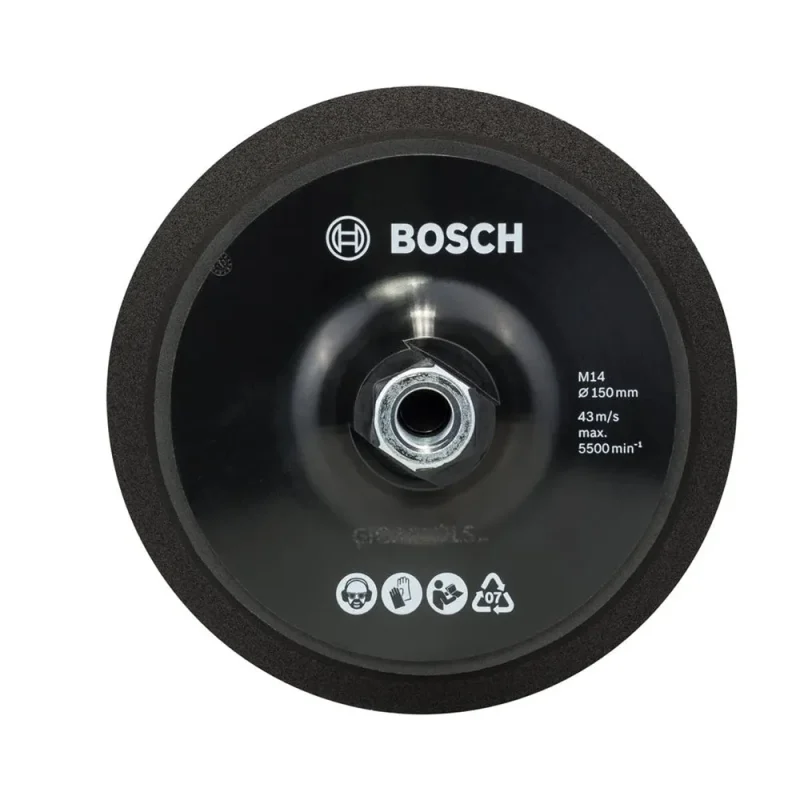 bosch 150mm backing pad with m14 thread 2608612027