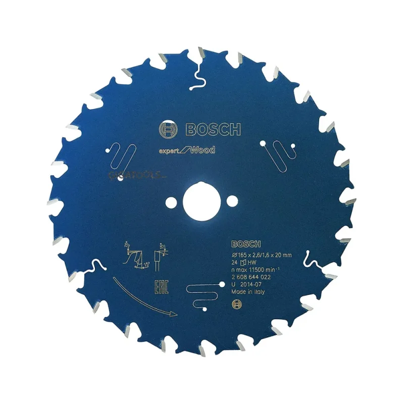 bosch 165mm 24t expert wood cutting blade 2608644022