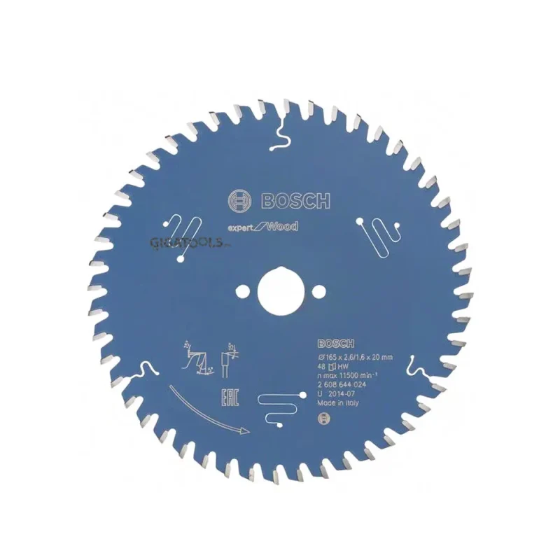 bosch 165mm 48t wood cutting blade 2608644024