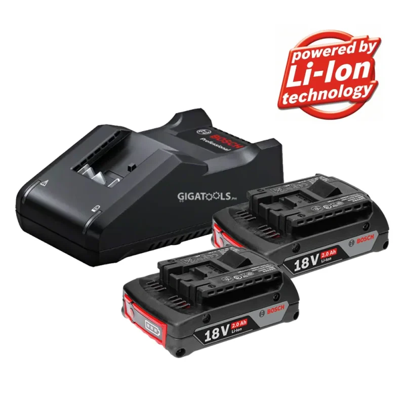 bosch 18v 2 0ah li ion starter kit w quick charger