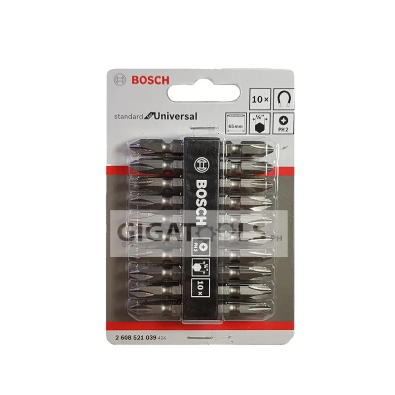 bosch 2 ended philips screwdriver bits 10 pack 65mm