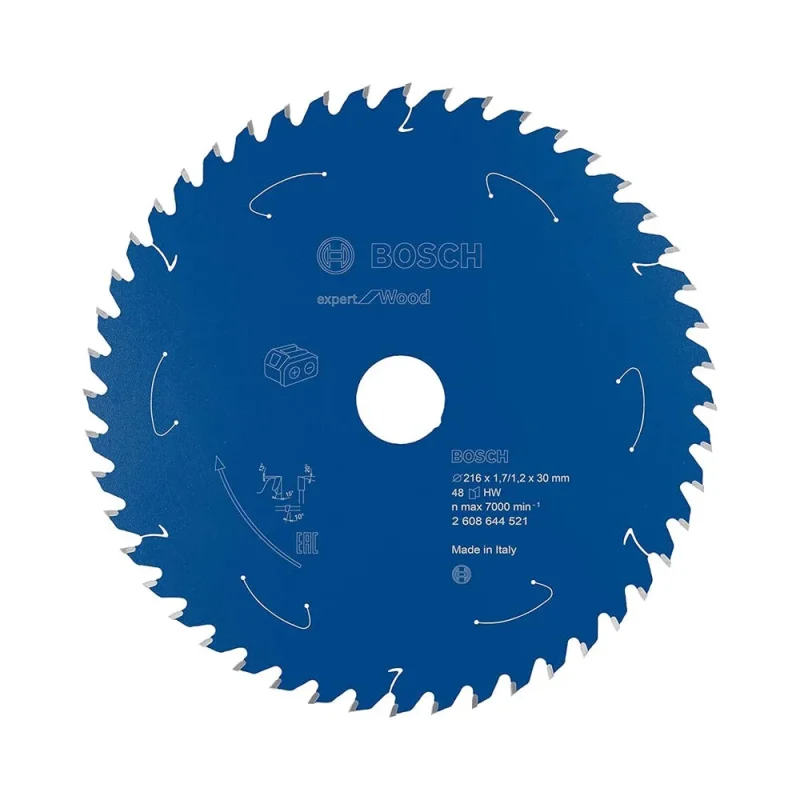 bosch 216mm 48t expert wood saw blade 2608644521 made in italy