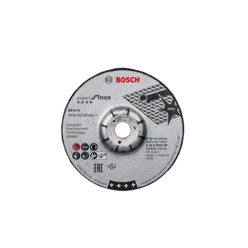 bosch 3 inox grinding disc 76mm 2608601705