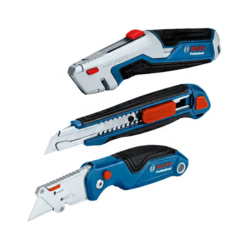 bosch 3 piece professional folding cutter knife set