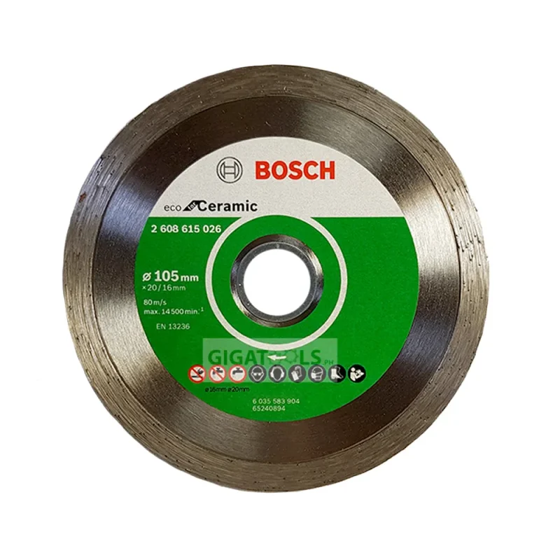 bosch 4 diamond cutting disc for ceramic tiles 2608615026