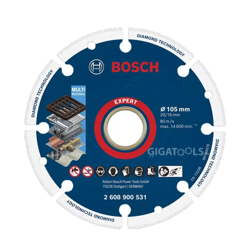 bosch 4 inch diamond metal cutting disc 105mm 2608900531