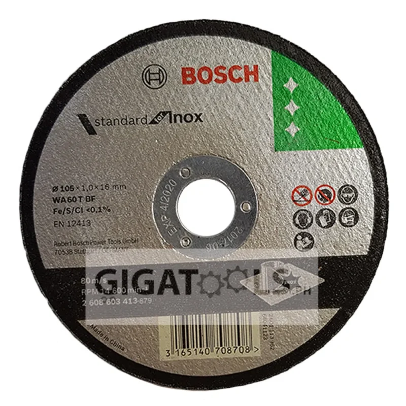 bosch 4 inox cutting discs for stainless steel