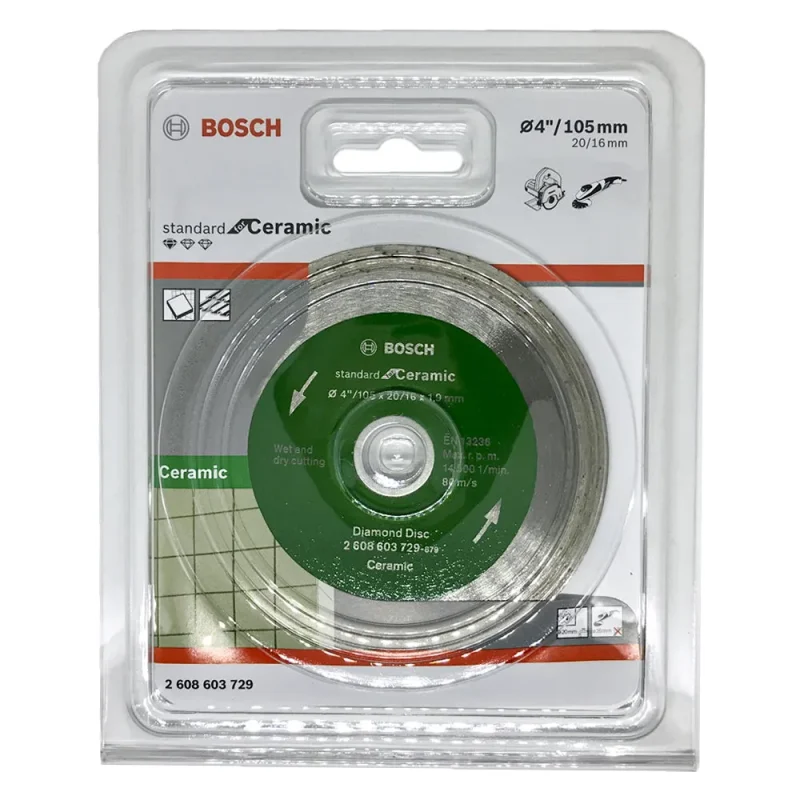 bosch 4 pack diamond cutting discs for ceramic tiles