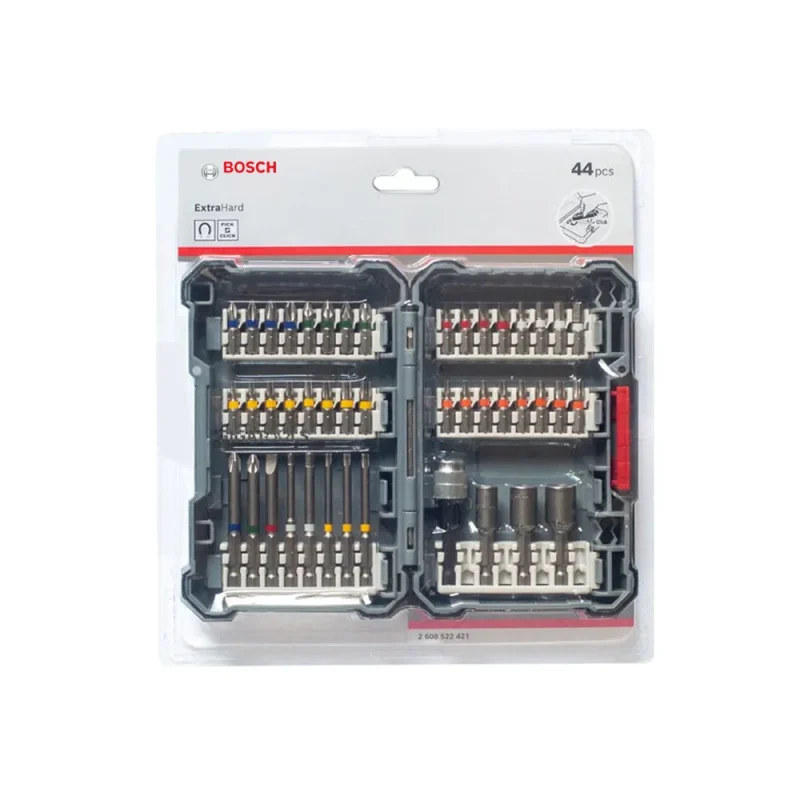 bosch 44 piece extrahard pick click bit set 2608522421