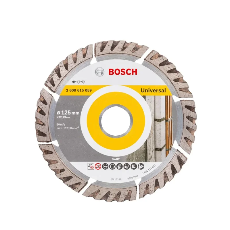 bosch 5 diamond cutting disc 2608615059 universal use