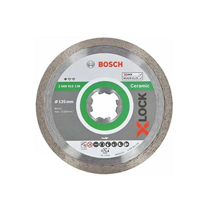 bosch 5 inch x lock diamond cutting disc for ceramic tiles