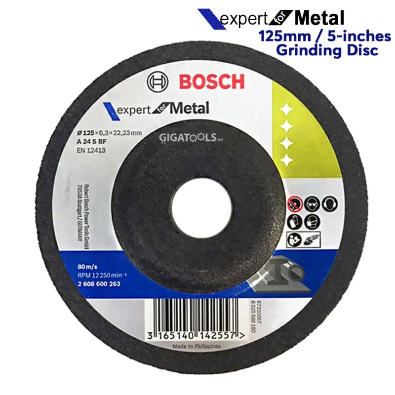 bosch 5 metal grinding disc 2608600263