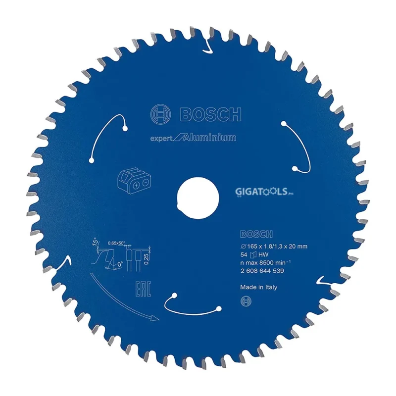 bosch 6 1 4 54t aluminum expert saw blade 2608644539 made in italy