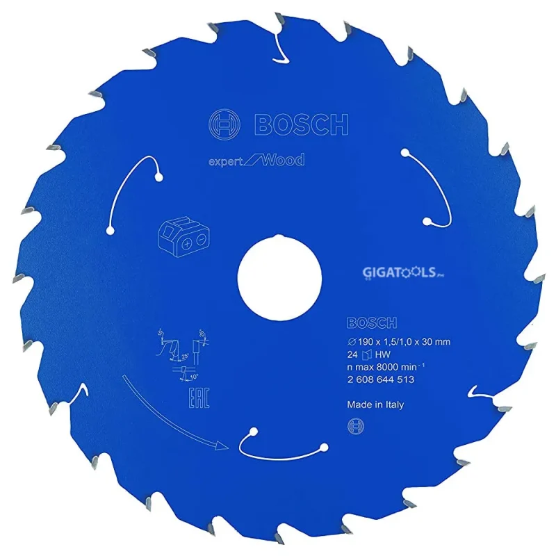 bosch 7 1 4 24t wood circular saw blade 2608644513 made in italy