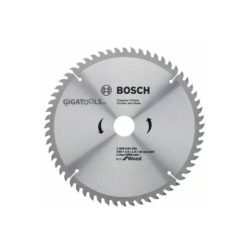 bosch 9 1 4 60t tct saw blade for wood eco series