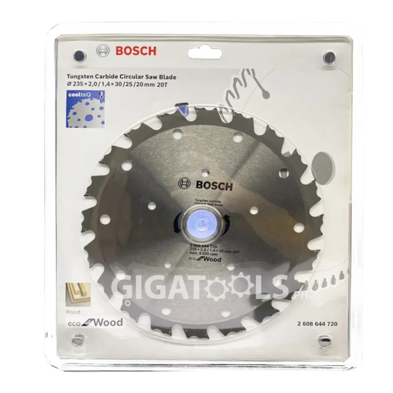 bosch 9 1 4 coolteq 20t wood circular saw blade