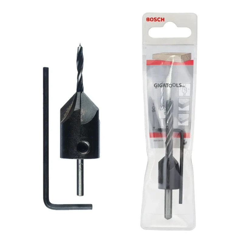 bosch brad point drill bit with counter sink